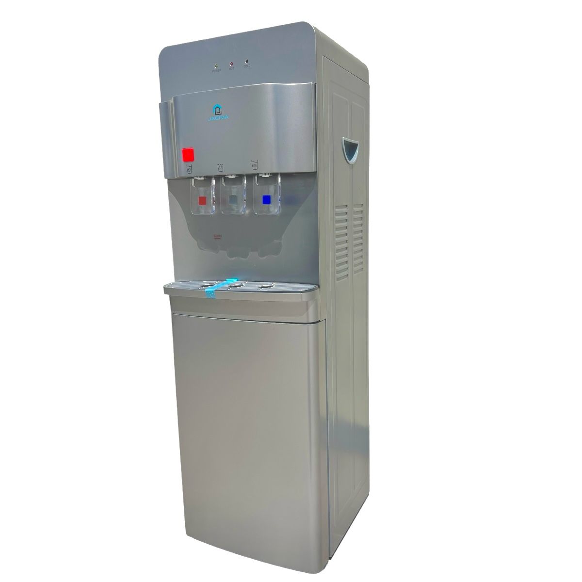 Dispensador de Agua Compresor 3 llaves c/Gaveta Gris PREMIUM