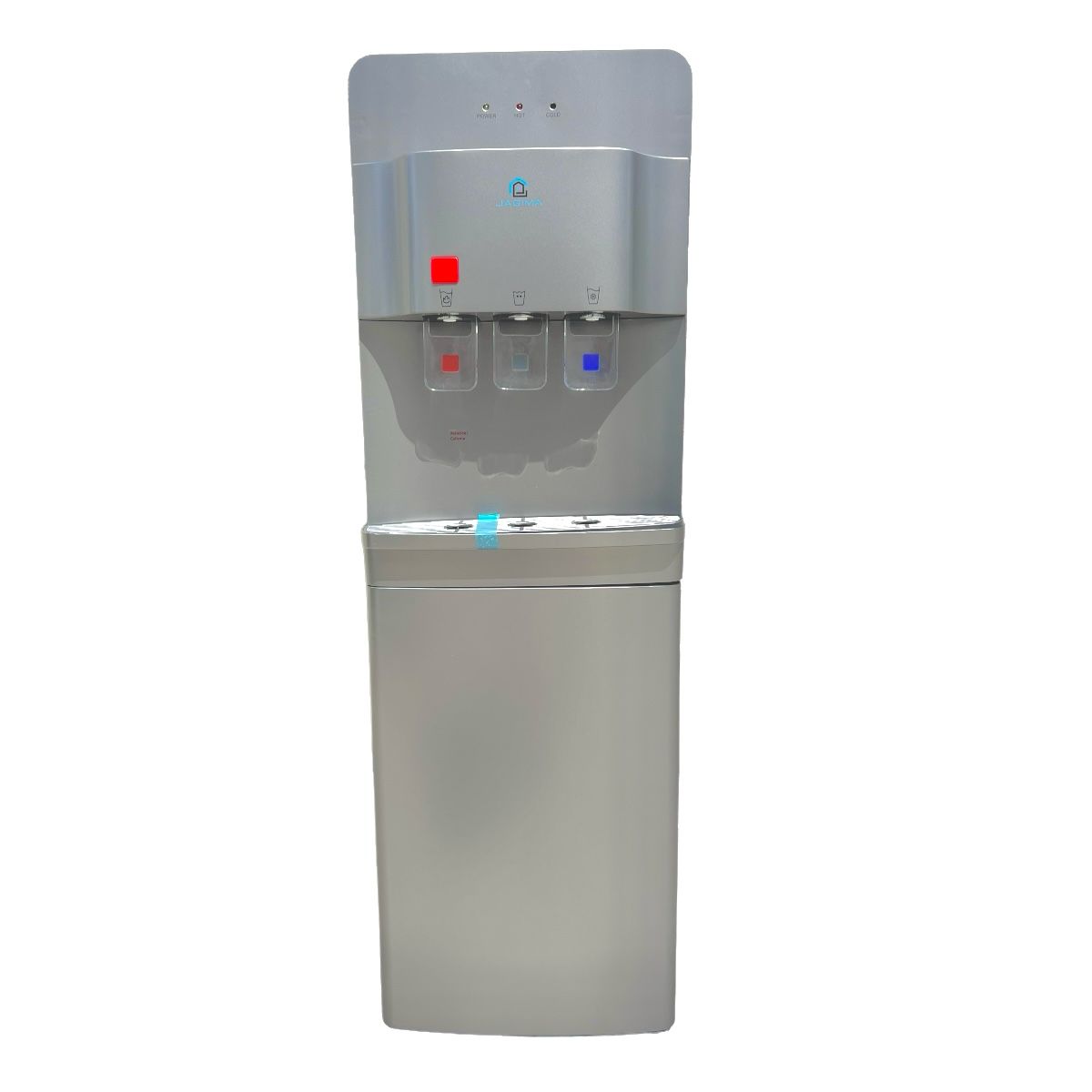 Dispensador de Agua Compresor 3 llaves c/Gaveta Gris PREMIUM
