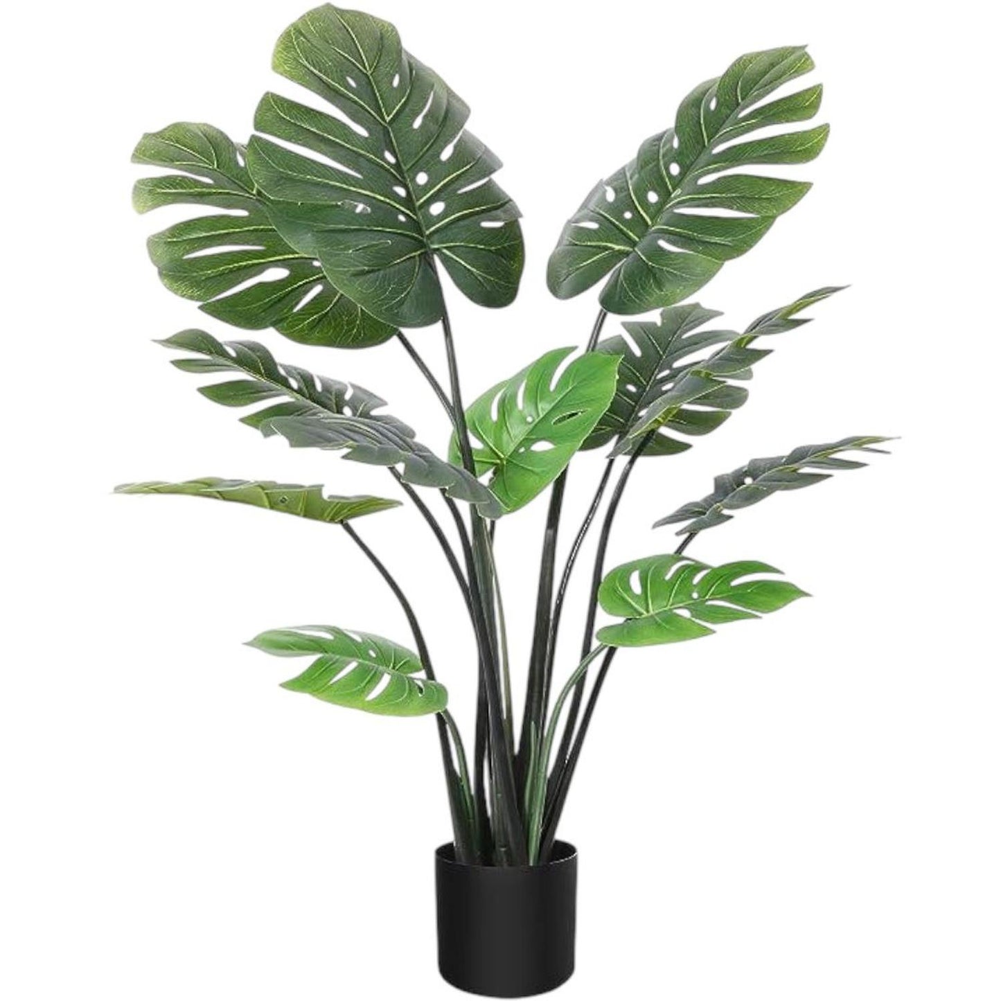 Monstera Premium 120 cm. / 10 Hojas Arbusto Real_Plantas_artificiales_santiago