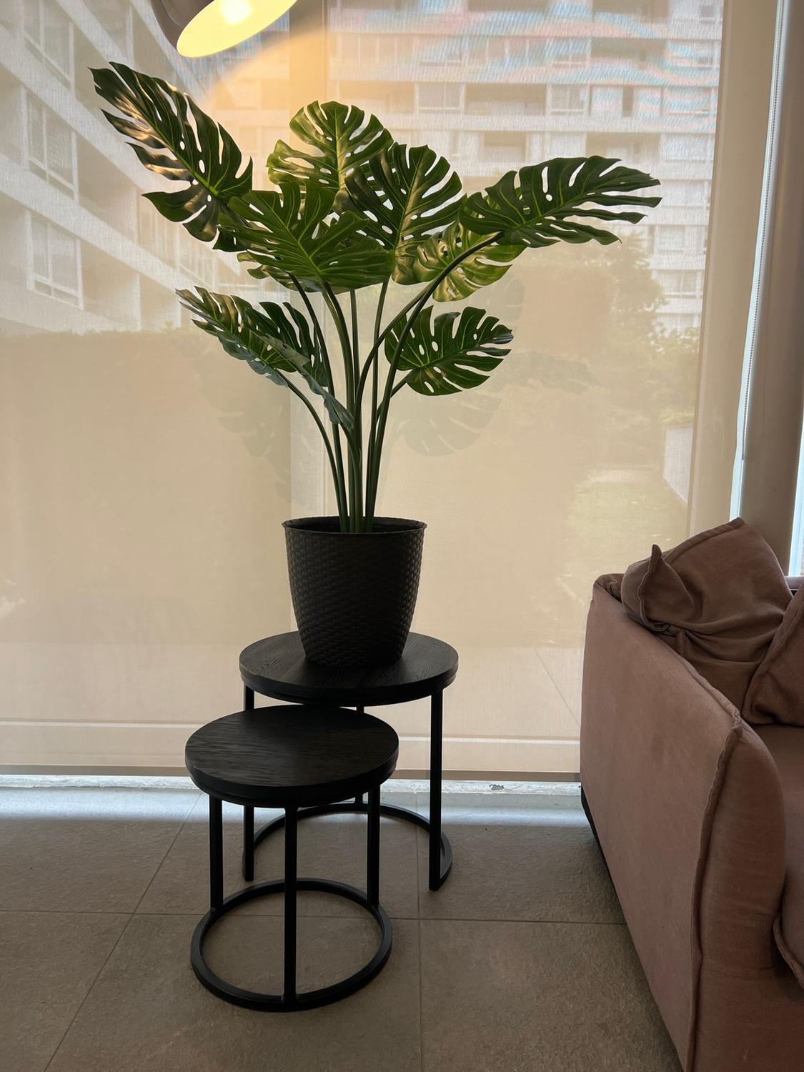 Monstera Premium 120 cm. / 10 Hojas Arbusto Real_Plantas_artificiales_santiago