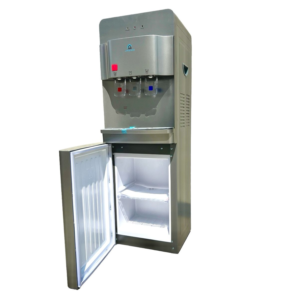 Dispensador de Agua Compresor 3 llaves c/Gaveta Gris PREMIUM - Arbusto Real