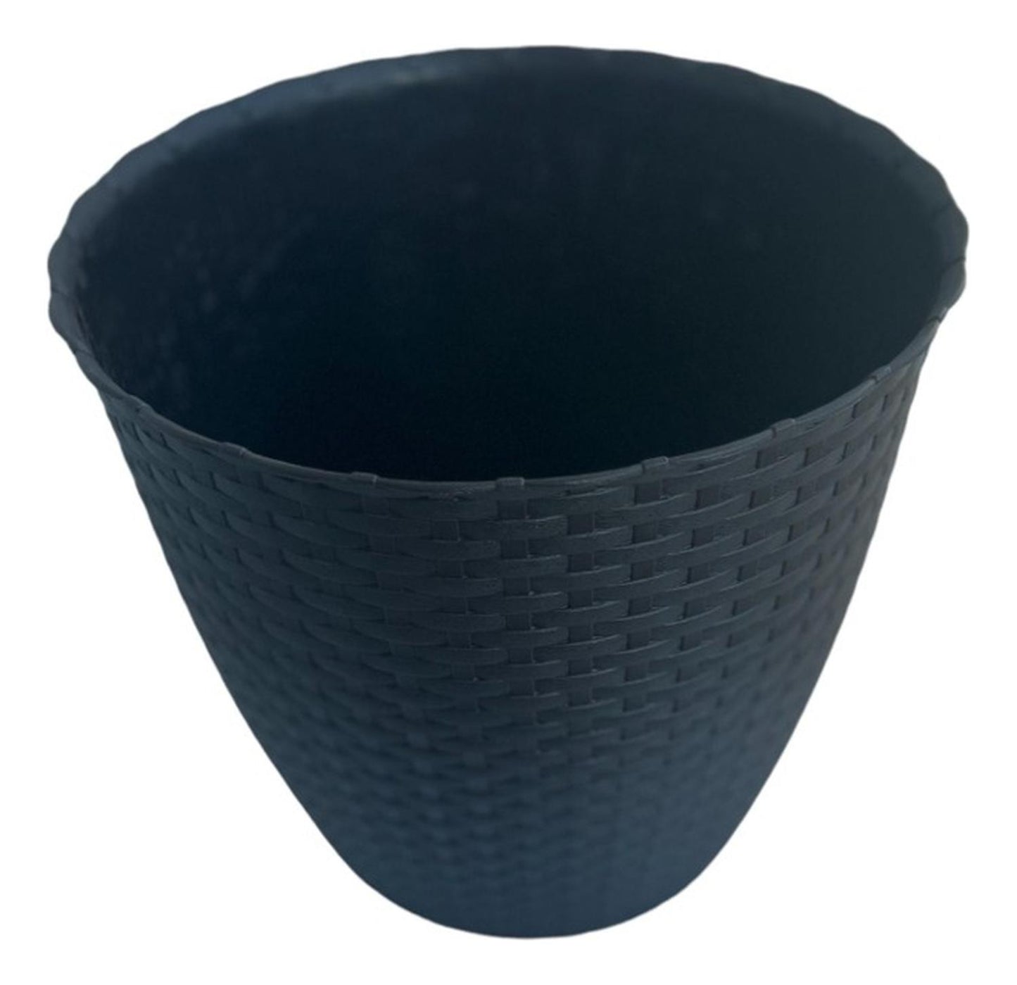 Macetero Rattan L café 30 cm - Arbusto Real