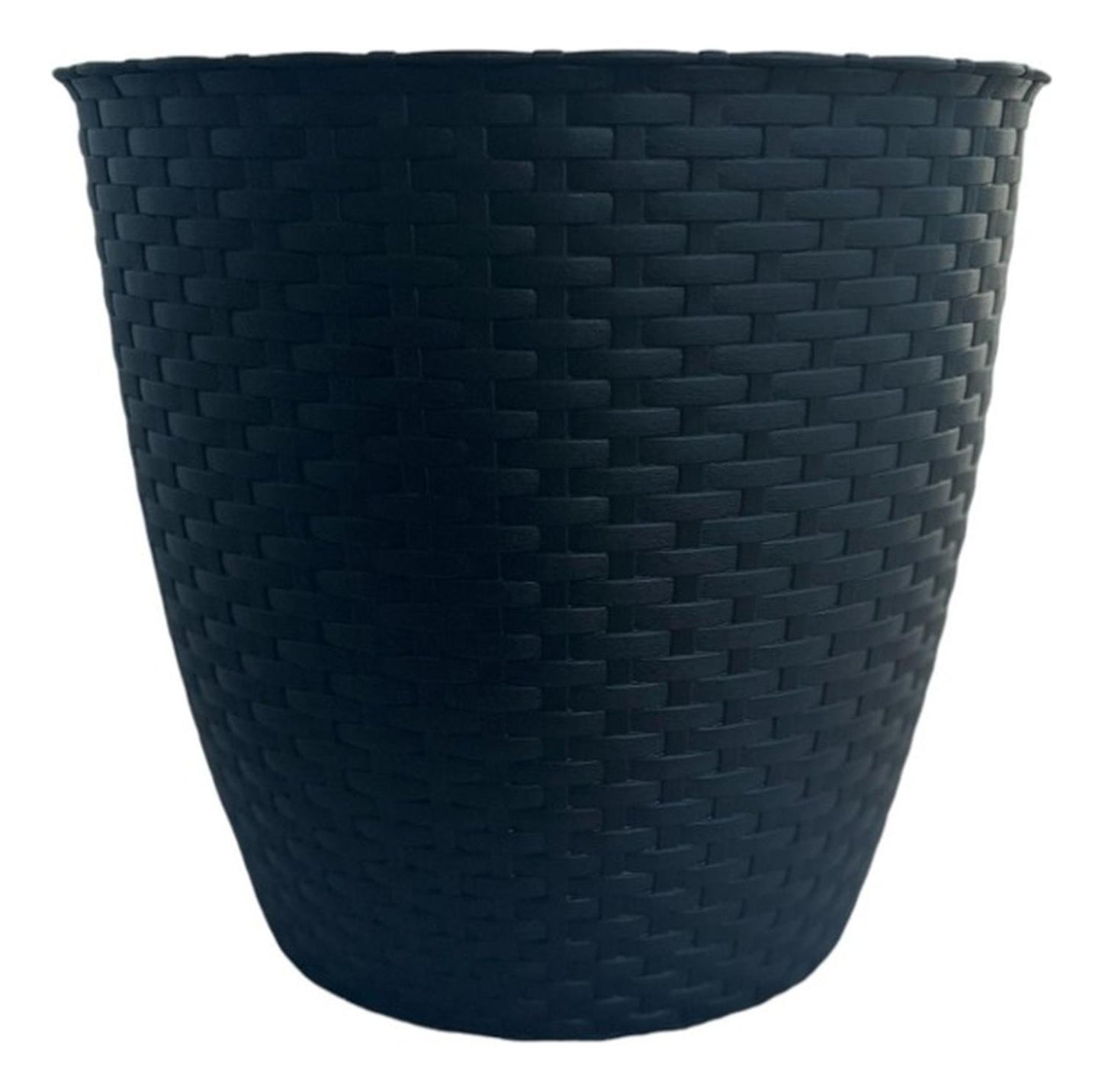 Macetero Rattan L café 30 cm - Arbusto Real