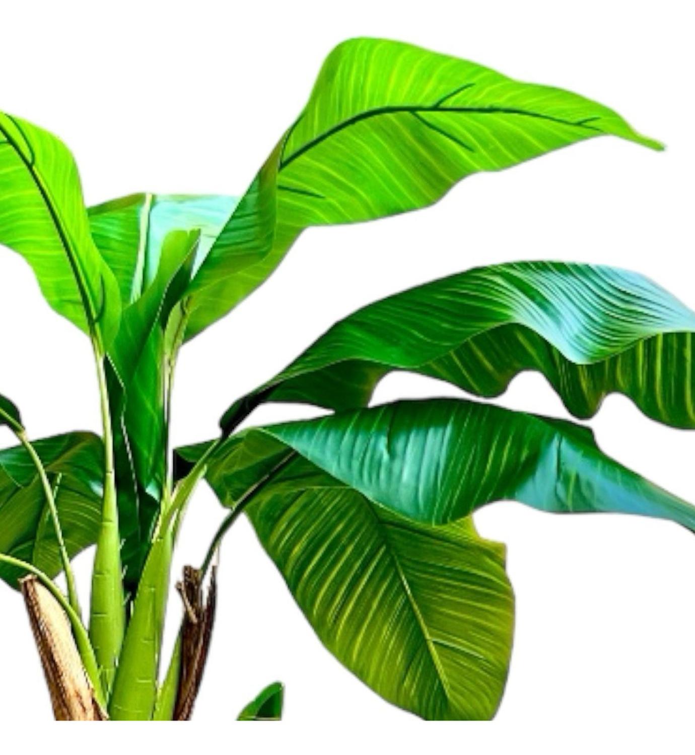Planta Artificial Banano 160 cm. Premium 15 hojas - Arbusto Real