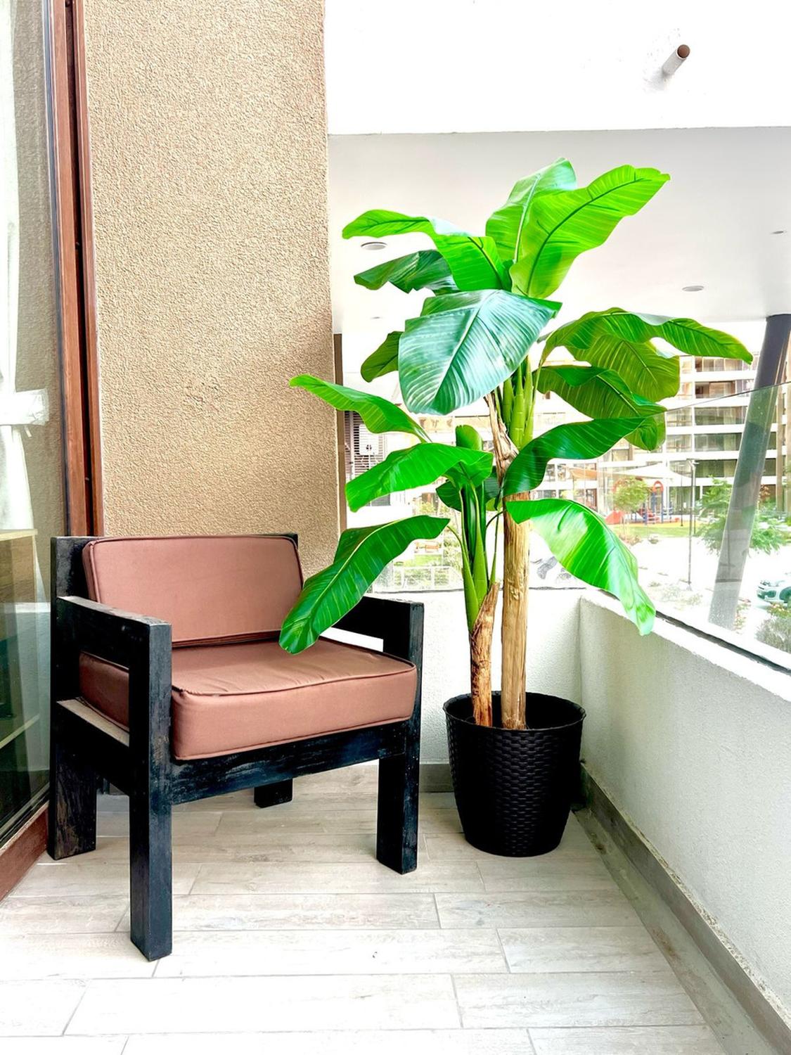 Planta Artificial Banano 160 cm. Premium 15 hojas - Arbusto Real