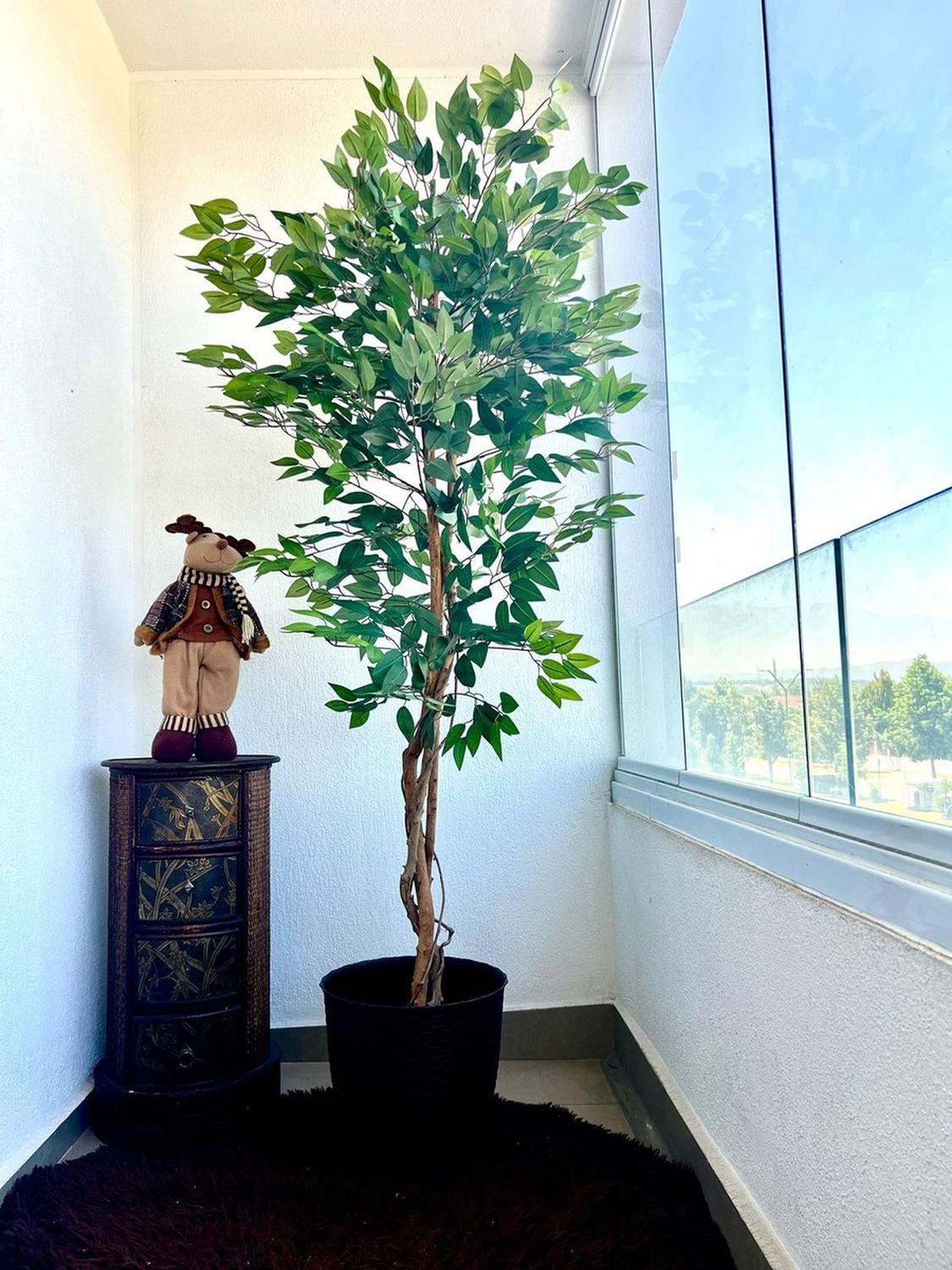 Planta Artificial Ficus Benjamina 180 cm. Premium 1.260 hojas - Arbusto Real