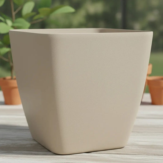 Macetero Nórdico Beige L 40 cm 40 x 24 x 30