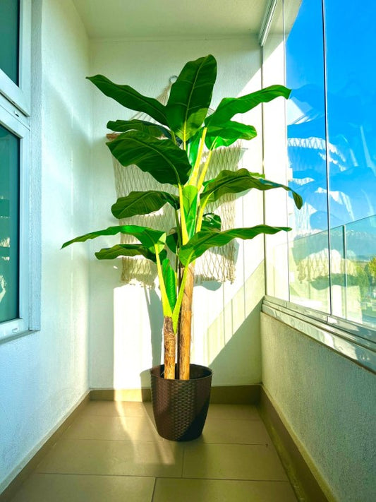 Planta Artificial Banano 180 cm. Premium 14 hojas_Plantas_artificiales_santiago