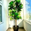 Planta Artificial Ficus Lyrata 180 Cm. Premium 232 Hojas_Plantas_artificiales_santiago