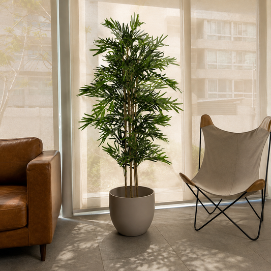 Planta Artificial Bamboo Premium 150 cm y 1095 hojas