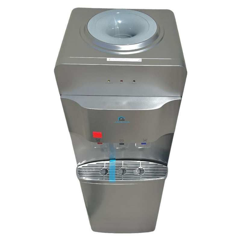 Dispensador de Agua Compresor 3 llaves c/Gaveta Gris PREMIUM - Arbusto Real