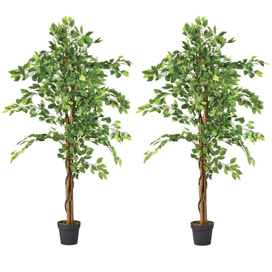 2 X 1 Plantas Artificiales Premium Ficus 160 Cm_Plantas_artificiales_santiago