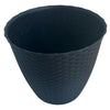 Macetero Rattan L café 30 cm - Arbusto Real