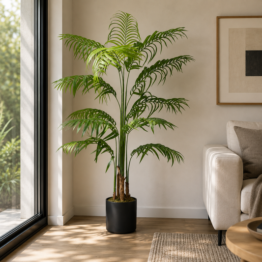 Planta Artificial Palmera 180 cm. Premium 15 hojas