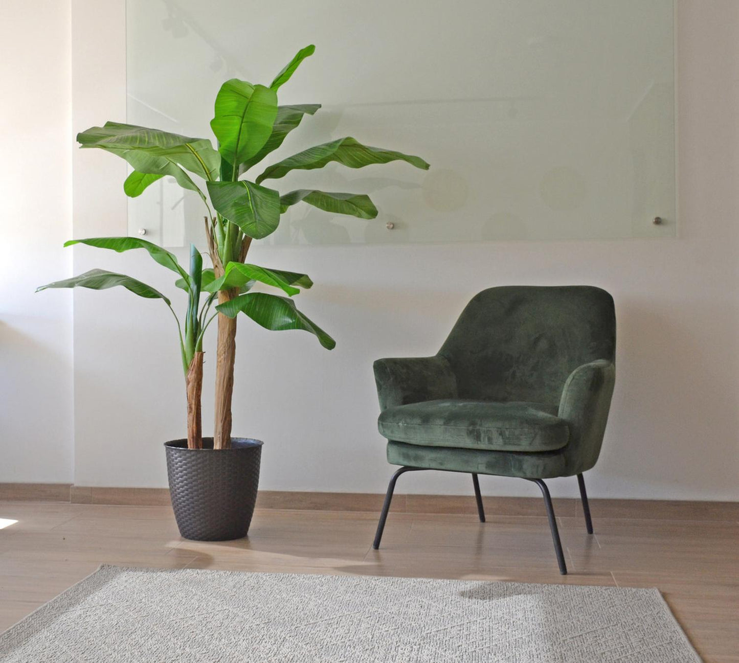 Planta Artificial Banano 160 cm. Premium 15 hojas - Arbusto Real