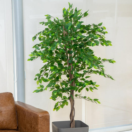 Planta Artificial Ficus Benjamina 180 cm. Premium 1.260 hojas - Arbusto Real