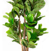 Planta Artificial Ficus Lyrata 120 cm Premium 134 hojas - Arbusto Real