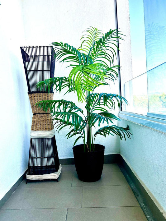 Planta Artificial Palmera 150 cm. Premium 10 hojas - Arbusto Real