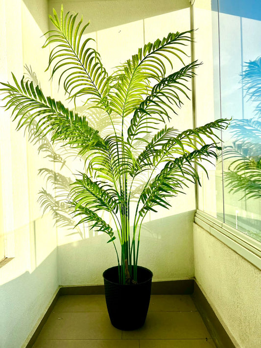 Planta Artificial Palmera 180 cm. Premium 15 hojas - Arbusto Real